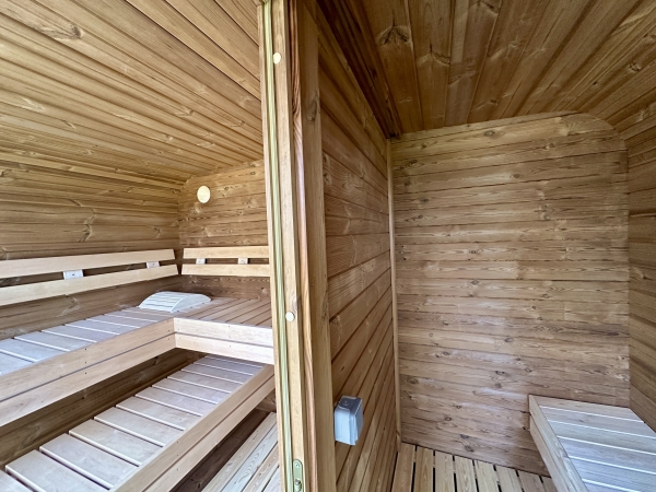 Gartensauna Thermoholz